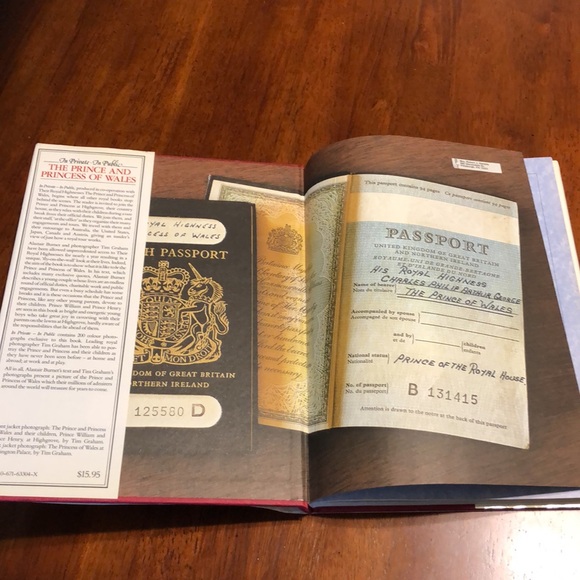 THE PRINCE AND PRINCESS OF WALES In Private In Public Vtg Hardcover Book 1986 - Picture 3 of 11